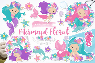 Mermaid Floral