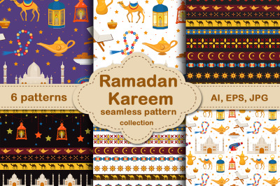 Ramadan Kareem pattern collection