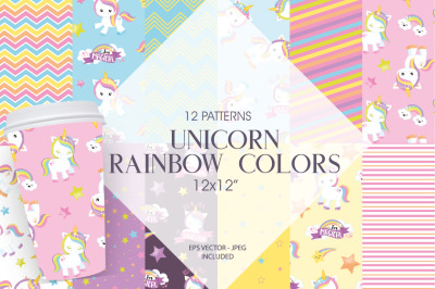 Unicorn Rainbow Colors