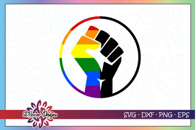 LGBT fist svg, equality svg, LGBT pride