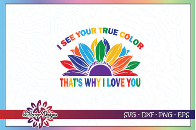 Love your true color svg, LGBT svg