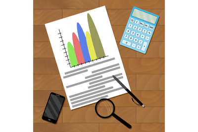 Statistic financial accounting, vector economic