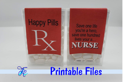 Happy Pills Rx Red - Tic Tac Label