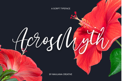 Acrosmyth Script Typeface