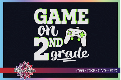 Game on svg, back to school  2nd grade