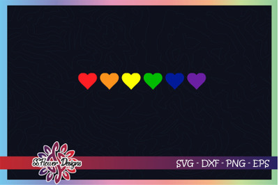 LGBT heart svg, heart svg, equality svg