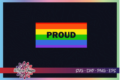 Proud LGBT rainbow svg, equality svg