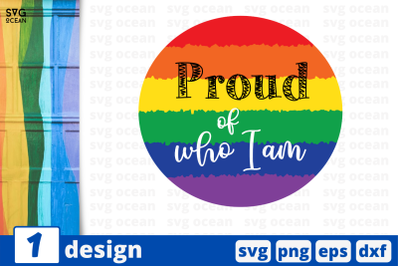 1 PROUD OF WHO I AM&nbsp;svg bundle, lgbt quotes cricut svg