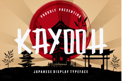 Kayooh Japanese Display Typeface