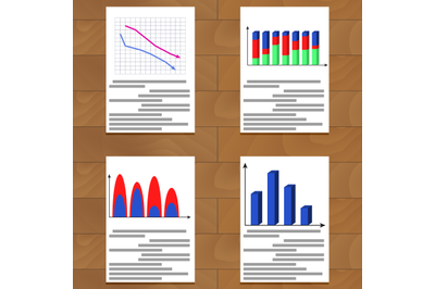 Set of charts