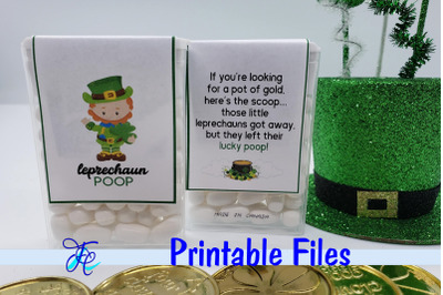 Leprechaun Poop - Tic Tac Label