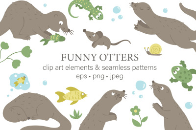Funny Otters