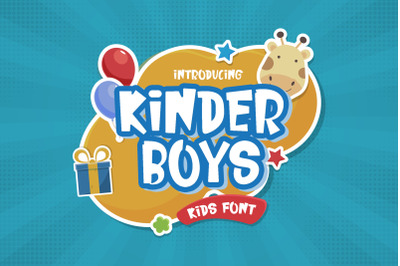 Kinder Boys - Playful Font