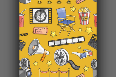 Doodle pattern cinema