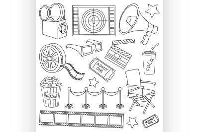 Doodle vector cinema