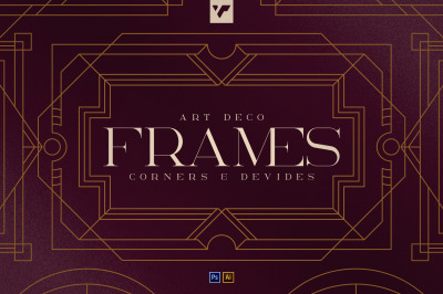 Art Deco Frames&2C; Corners&2C; Deviders