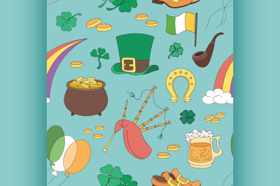 Saint Patricks Day pattern