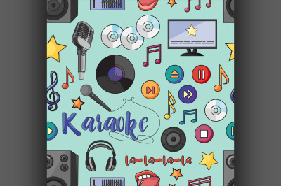 Theme of karaoke pattern