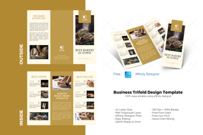 Download A4 Size Tri Fold Brochure Mockup Psd Free Download Yellowimages