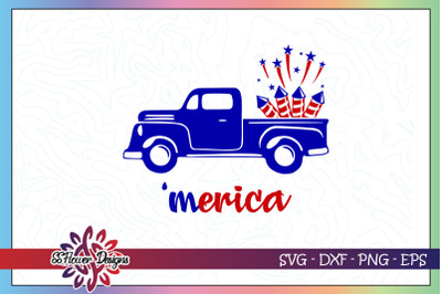 Meria truck fireworks svg&2C; fireworks svg