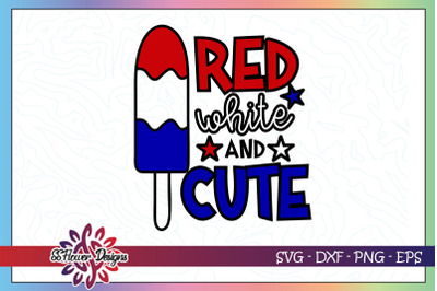 Red White and cute svg&2C; ice cream svg