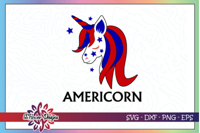 Americorn svg&2C; Unicorn svg&2C; 4th of july