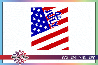 4th of july american flag svg&2C; patriotic