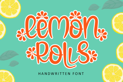 Lemon Rolls - A Cute and Quirky Font
