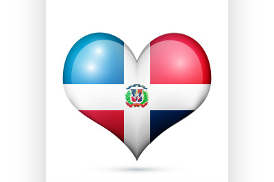 Dominican Republic Heart flag icon