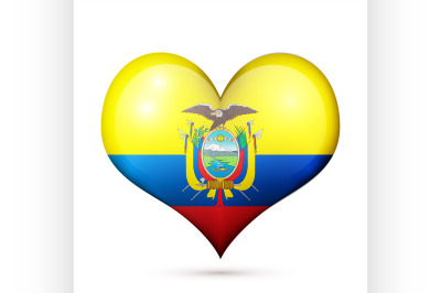 Ecuador Heart flag icon