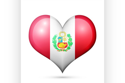 Peru Heart flag icon