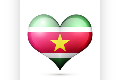 Suriname Heart flag icon