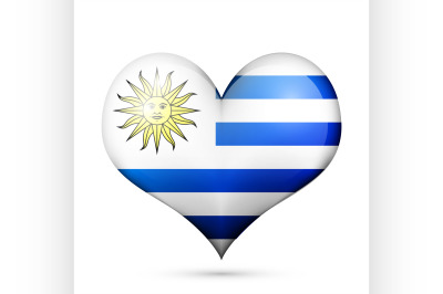 Uruguay Heart flag icon