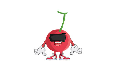 Cherry Fruit VR Cartoon Character Design