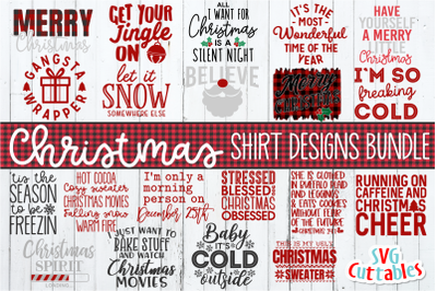 Christmas Shirt Designs Bundle
