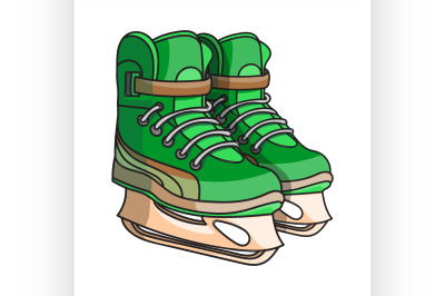 doodle ice skates