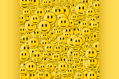 Happy face background