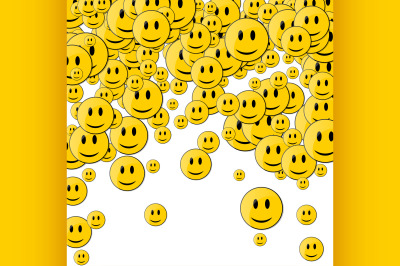 Happy face background