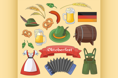 Oktoberfest. Germany elements