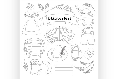 Oktoberfest. Germany elements