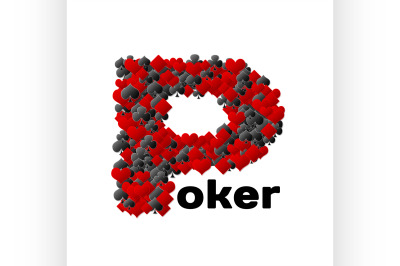 Abstract poker background