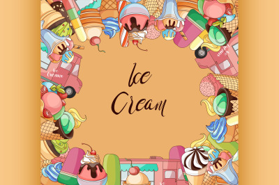 Ice creams collection