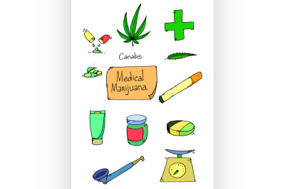 Medical marijuana set