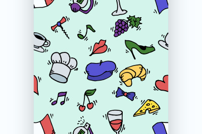 Paris symbols pattern