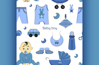 Baby boy design pattern