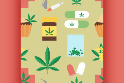 Medical marijuana pattern