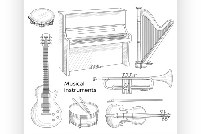 Musical instruments set