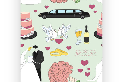 Wedding day pattern