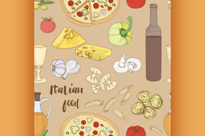 Italian food pattern