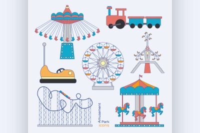 Amusement Park icons